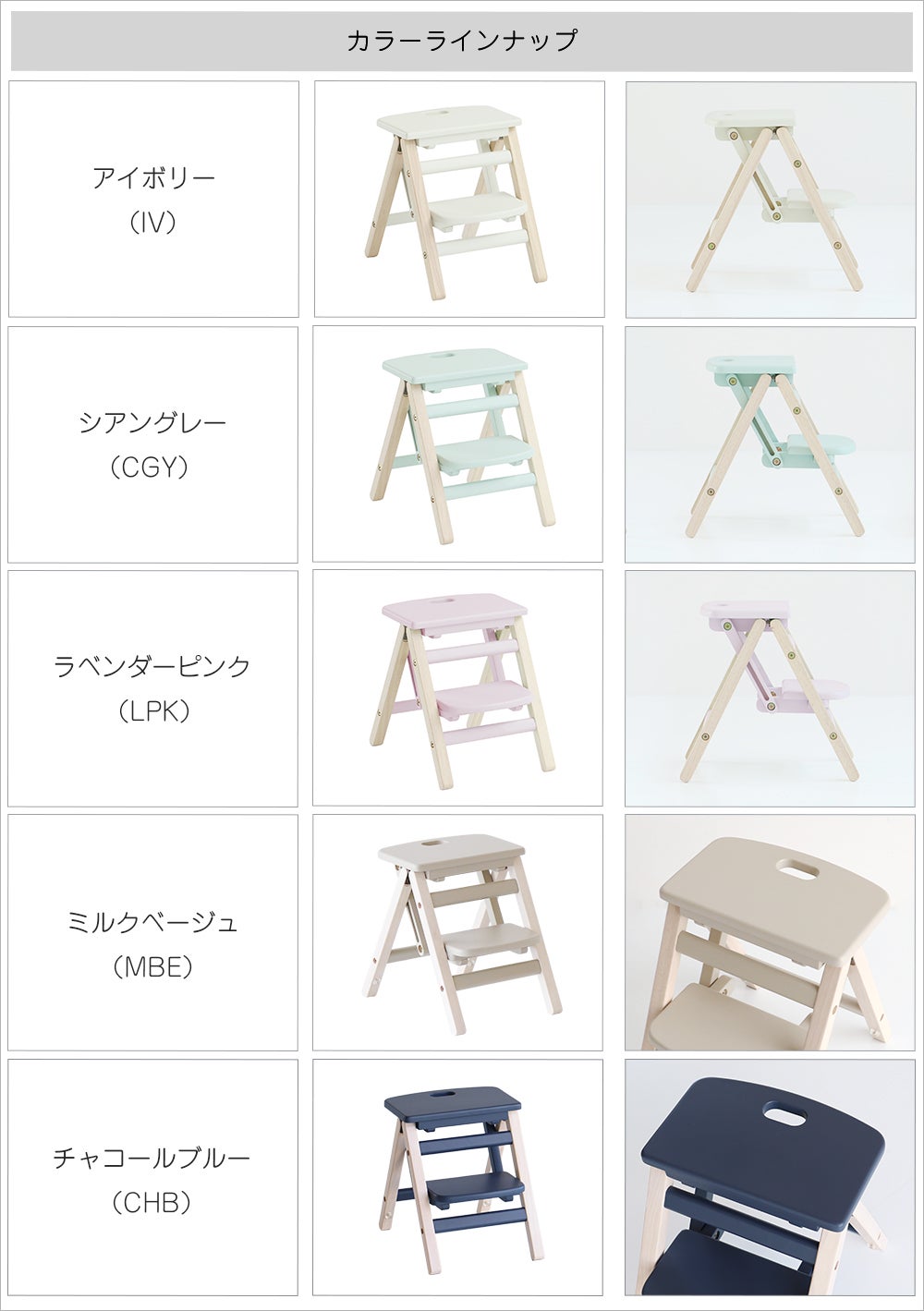 ＼クーポン発行中／踏み台子供用ステップ折りたたみコンパクト登り台天然木キッズステップチェアーキッズチェアキッズチェアー子供家具キッズ子ども子供椅子かわいい踏台ふみだいスツール動画ありILS-3551