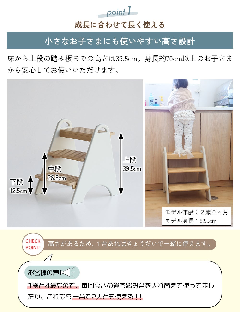 ３段キッズステップ