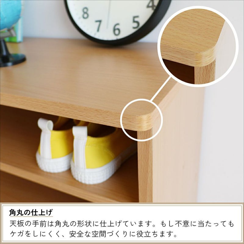 大人数の靴を収納できるシューズラック