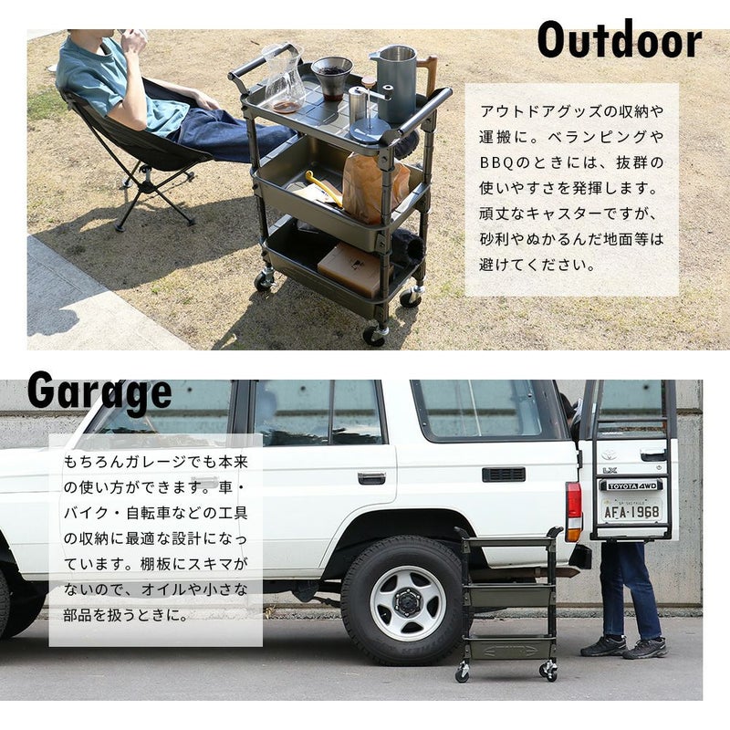 【限定カラー】ツールワゴンロイヤル(1浅2深）3段トレイ3段収納TOYO東洋スチールTWR-4金属工具キャスター移動移動式ワゴンラック収納家具インテリアトレイキッチンラック片付けワゴン収納隙間収納日本製