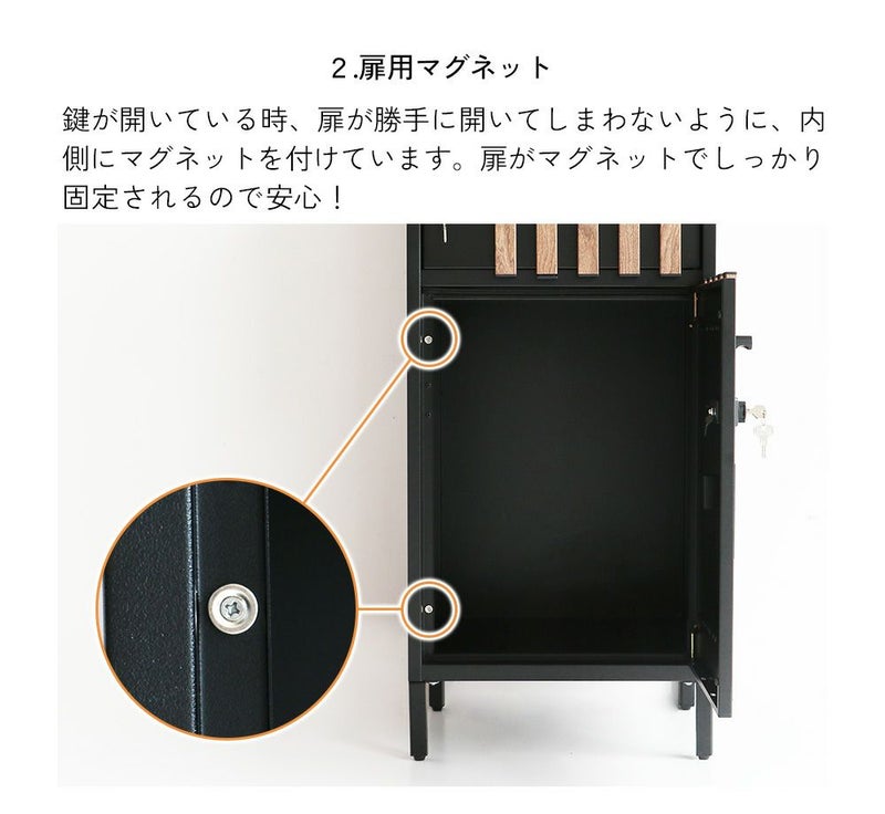 ポスト一体型の宅配ボックス