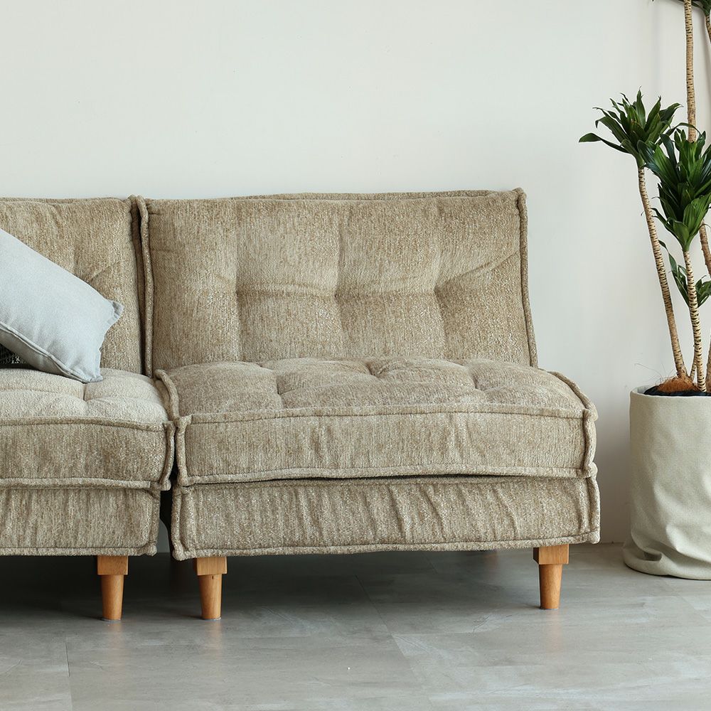 北欧テイストのブロックソファ