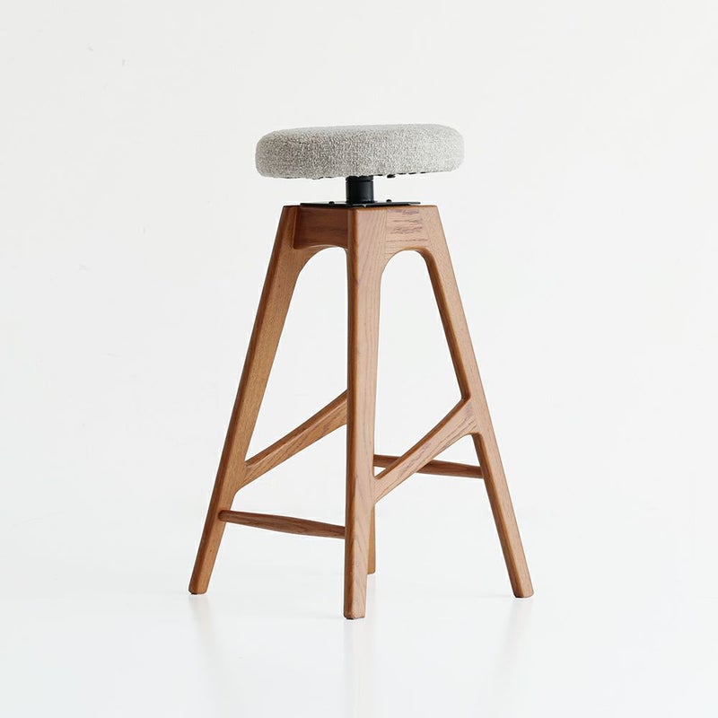 ヴィンテージ風昇降式スツール