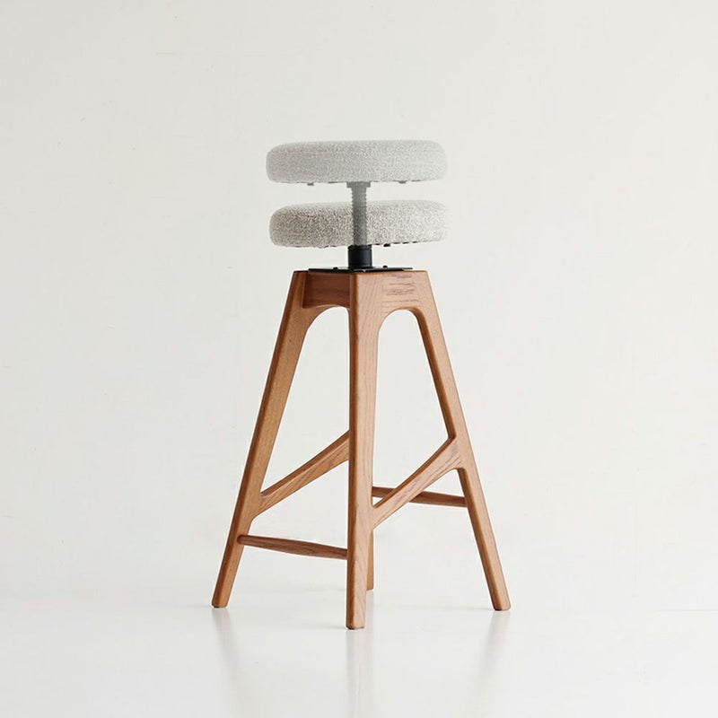 ヴィンテージ風昇降式スツール