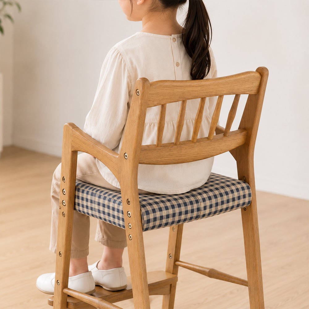 しっかり座れる、やわらかな座面。